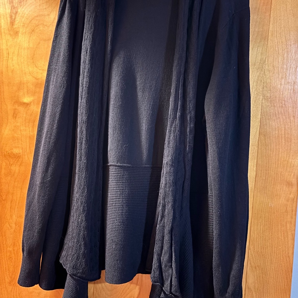 Karen Scott Black Cardigan